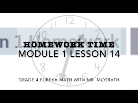 Eureka Math Homework Time Grade 4 Module 1 Lesson 14