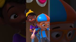 Race Against the Rain! 🌧️⏳  Learn with #Blippi #BlippiWonders #Shorts