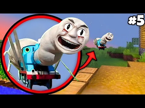 i Found Horror THOMAS TRAIN 😱 in Minecraft | ( Part-5 ) |