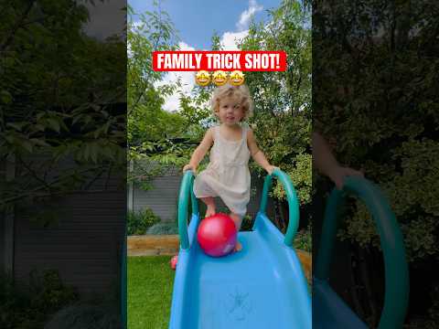 BEST FAMILY TRICK SHOT! 🤩⚽️💯