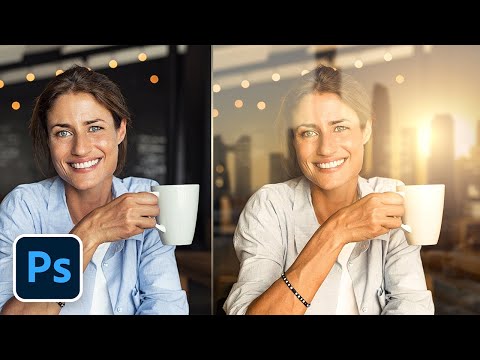 Add Realistic Glass Window Reflection & Glare in Photoshop