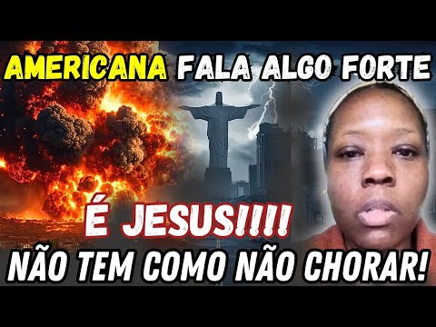 ISSO É DE ARREPIAR!!! AMERICANA ENTREGA GRANDE ALERTA | NÃO TEM COMO NÃO CHORAR!!