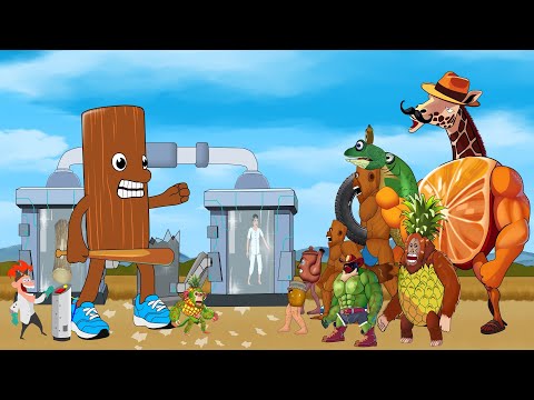 The Origin Story of TUNG TUNG Sahur :Brainot Animation DC2.