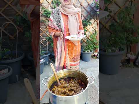 বড় পাতিলে কুরবানির মাংস রান্না করলাম, আলহামদুলিল্লাহ! 🤲 #shorts