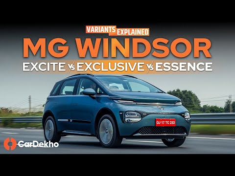 MG Windsor EV Variants Explained: Base Model vs Mid Model vs Top Model