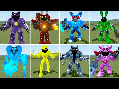 EVOLUTION OF NEW ALL MECHA TITAN SMILING CRITTERS POPPY PLAYTIME CHAPTER 3 In Garry's Mod!