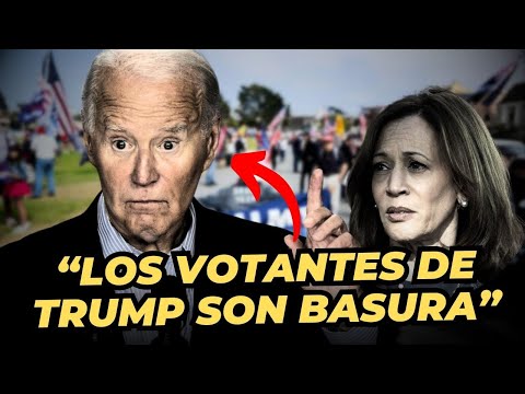 BIDEN HUNDE A KAMALA E INSULTA A LOS VOTANTES DE TRUMP