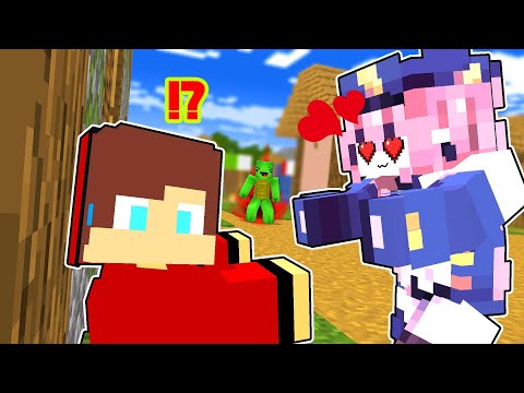 Maizen : JJ and Mikey Love Curse - Minecraft Parody Animation Mikey and JJ