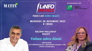 L'Info en Face spécial jeunes engagés avec Fatima zahra Alami
