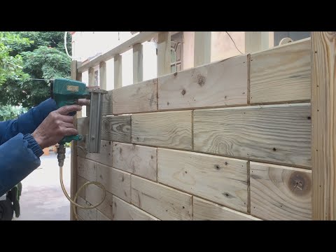 Efficient Wood Pallet Resource Exploitation Project // DIY Beautiful Pet House From Wood Pallets