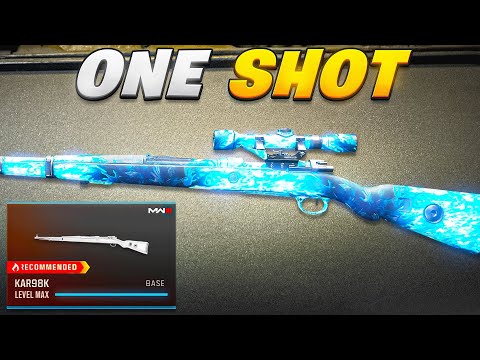 new *ONE SHOT* KAR98 in WARZONE 3! 😍 (Best KAR98K Class Setup) - MW3