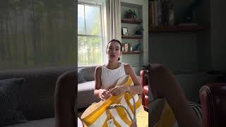 🟡 Unboxing the Yellow Pier Tote 💛