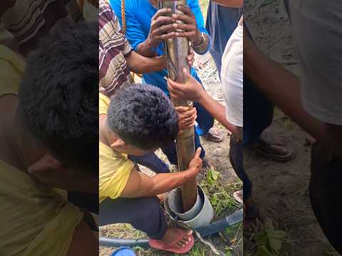 Submersible motor 7.5 HP motor Electrical Problem  work Hdpe pipe joint motor #hdpe #borewell #Agri