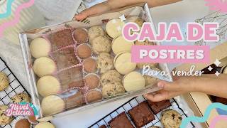 NEGOCIO DESDE CASA 🤑 Gana dinero con esta caja de POSTRES para VENDER 🍪📦 Fácil, rentable y deliciosa