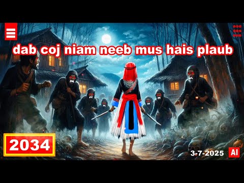 dab hais hmoob - 2034 - 3-7-2025 dab coj niam neeb mus hais plaub, ผีไม่พอใจ, Ghosts dissatisfied.
