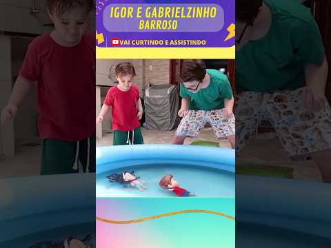 Crianças Brincando Regras de Conduta na Piscina #infantil #crianças #shorts 992