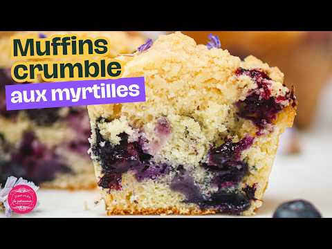 Recette de muffins crumble aux myrtilles - Comme des muffins, mais en meilleur !