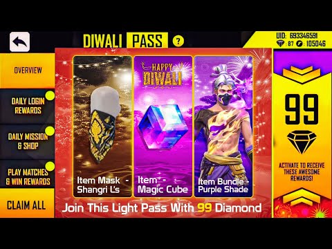 FREE BUNDIL AND EMOTE IN💥FREE FIRE NEW EVENT || FREE FIRE DIWALI EVENT || BOOMGAMING FF