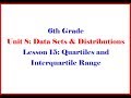 Understanding Data Set Variability