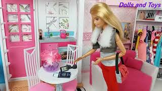Barbie Doll Takes A Shower And Try On New Clothes