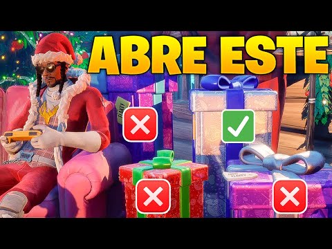 QUE TRAEN TODOS LOS REGALOS DE NAVIDAD FORTNITE 🎁 QUE CONTIENE CADA REGALO DEL FESTIVAL DE INVIERNO