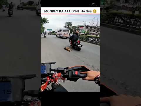 A€€ID*NT Hogya 🐒😰| #motovlogger #chapririder #bikerider #souravjoshi #viralshort #shorts #rider