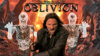 Aragorn in Oblivion Remastered