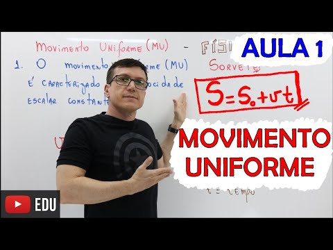 MOVIMENTO UNIFORME - FÍSICA BÁSICA (FÍSICA do ZERO) - Teoria e Exercícios - AULA 01