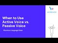 Active and Passive Voice Usage