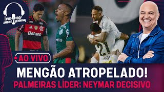 FLAMENGO ATROPELADO PELO BRAGANTINO; NEYMAR DECISIVO, MAS SUSPENSO; PALMEIRAS LÍDER ISOLADO E MAIS!