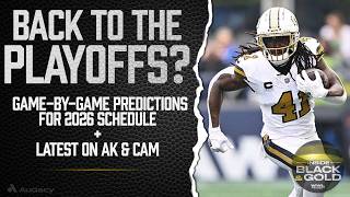What to make of latest comments on Alvin Kamara, Cam Jordan + 2026 Saints schedule predictions