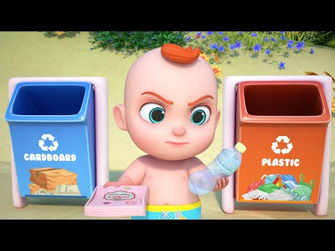 Clean Up Trash Song | Good Habits For Kids | Boo Kids Song & Nursery Rhymes