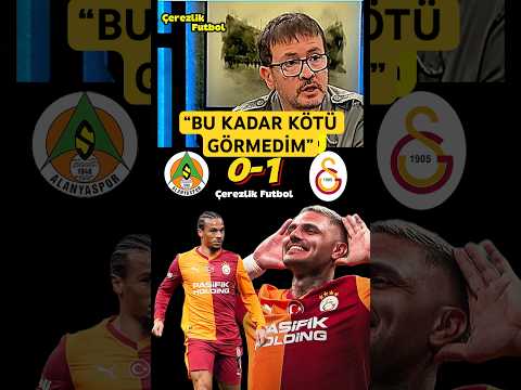 Ersin Düzen: Yıllardır Galatasaray’ı saha içinde bu kadar çaresiz görmedim #galatasaray
