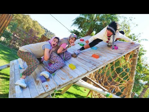 Fındık ailesi. Ayşe ve Asiye ile en komik oyunlar. Kız videoları derlemesi