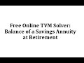Understanding TVM Solver for Annuities and Loans