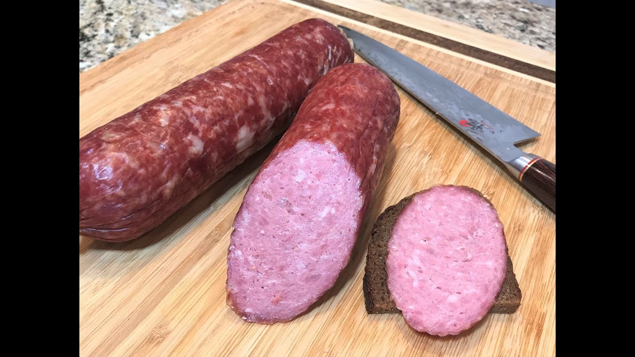 ДОМАШНЯЯ КОЛБАСА для Завтрака, Легко и Просто Мастер-класс. Homemade Sausage.