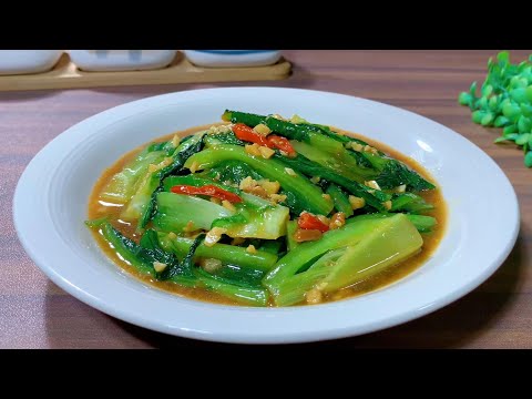 【天天相見廚房】油麥菜新吃法：簡單快炒，鹹香脆爽，超好吃！Indian Lettuce / Youmaicai ，油麥菜這樣炒一炒，沒想到這麼好吃，出鍋咸香脆爽，真推薦！#油麥菜食譜，#油麥菜料理