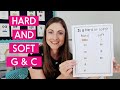 Understanding Hard and Soft G and C