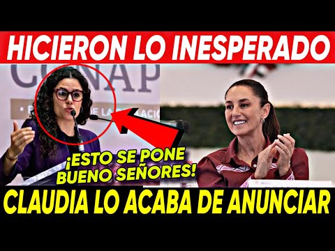 JUSTO AHORA ¡HICIERON LO INESPERADO EN LA 4T! CLAUDIA LO ACABA DE ANUNCIAR