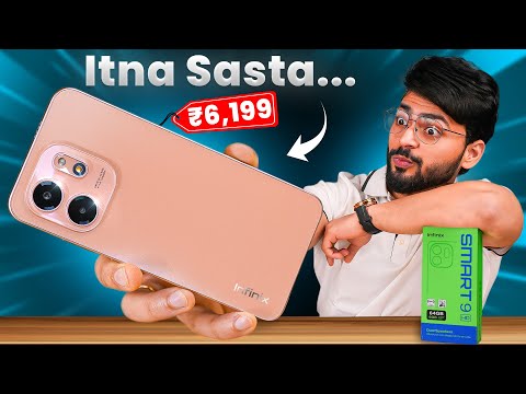 ₹6,200 Ka Smartphone 🚀 | 90Hz Display + Dual Speakers 🔊 | Infinix SMART 9 HD Review ⚡️