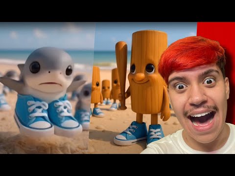 TRALALERO TRALALA E TUNG TUNG TUNG SAHUR VIRARAM BEBÊS 😂