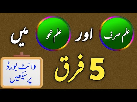 5 Key Differences Between Sarf and Nahw – Core Arabic Grammar Explained