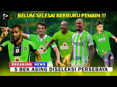 RESMI.. 5 Sosok Calon Bintang Persebaya Surabaya di Jantung Pertahanan Bersama Slavko Damjanovic