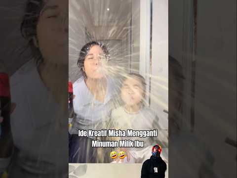 Ide Kreatif Misha Mengganti Minuman Milik Ibu 🤣🤣 #shorts #videolucu #videokocak #dubbing #ngakak