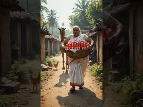 ऊँट को स्टिंग पिला दिया🍾 #ai #sadstory #animals #cartoon