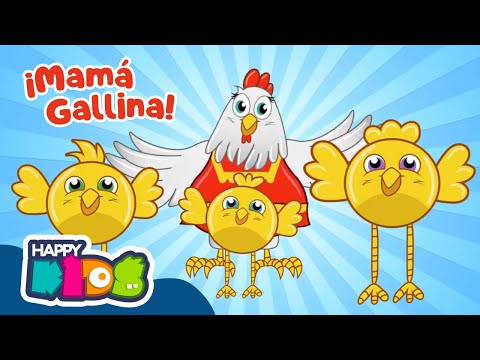 ¡Mamá Gallina!🐣😊Canciones Infantiles 2025🎈 | Happy Kids 🌟🎉