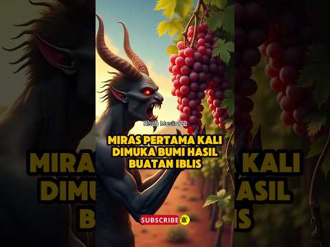 Miras pertama kali di bumi buatan iblis #kisahislami  #kisahmuslim #kisahnabi #penuhhikmah