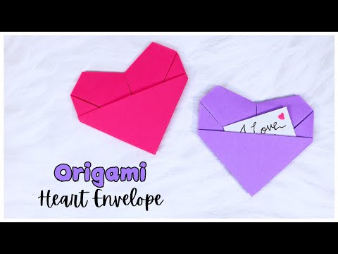 DIY Origami Heart Envelope Tutorial | Handmade Valentine's Day Craft