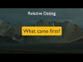 Understanding Geologic Time and Relative Dating