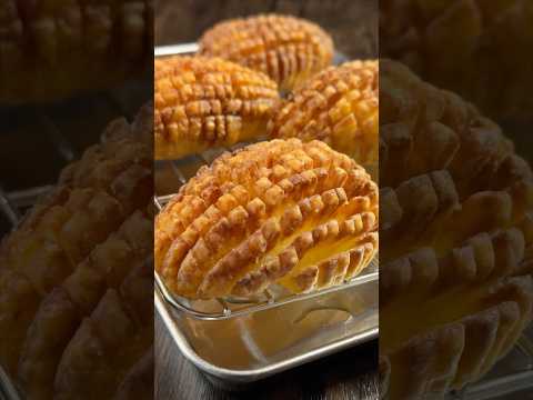 【300万回再生ポテトレシピ🥔】ザクじゅわ食感がヤバい!ハッセルグリッドポティト#shorts
